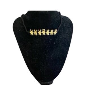 NEW Shiraleah Anthropologie black Sadie braided chocker necklace NWT